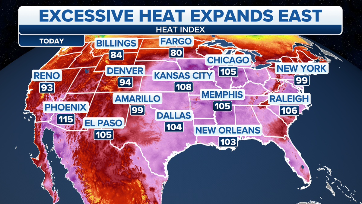 Heat across the U.S.