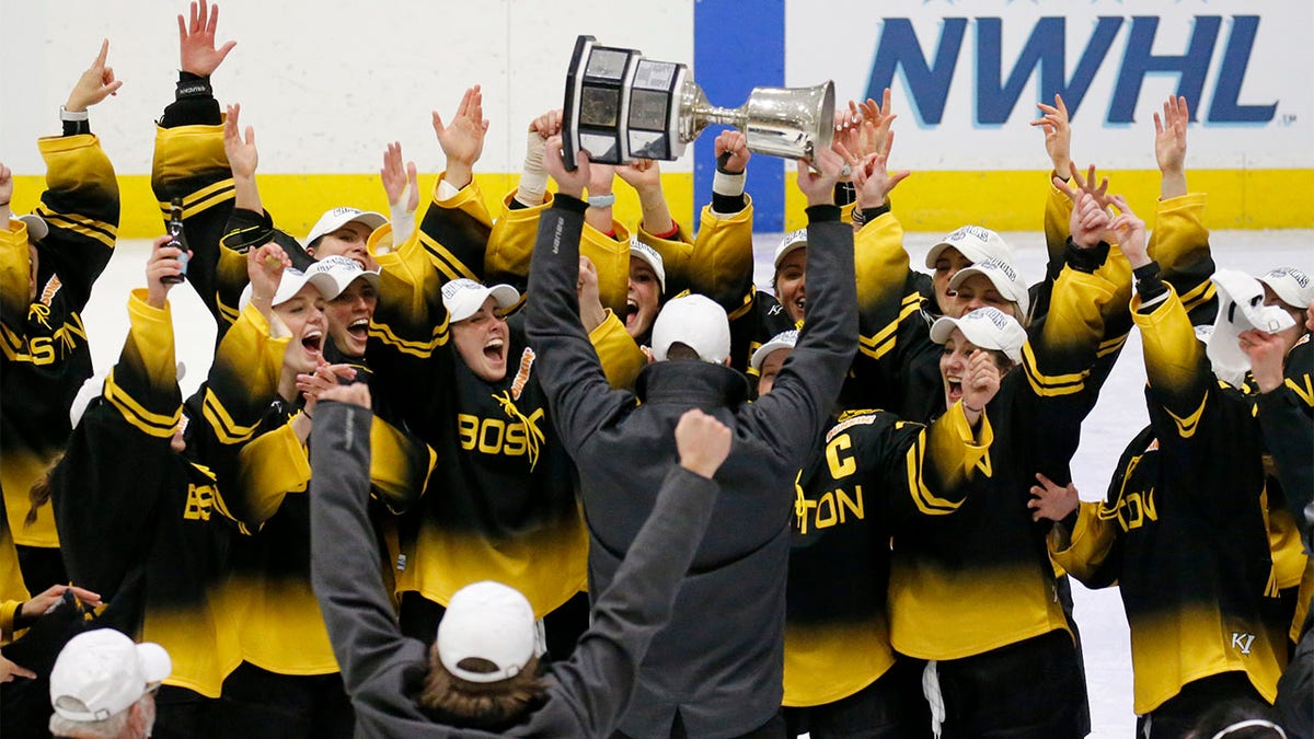 Paul Mara hoists NWHL Isobel Cup