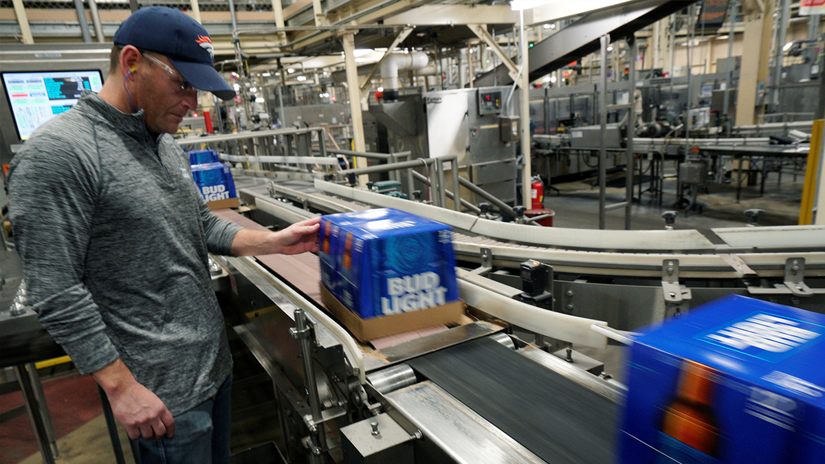 Anheuser-Busch Bud Light conveyor belt