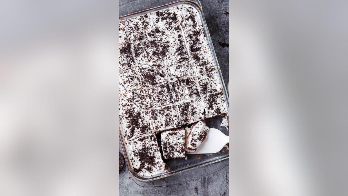 chocolate lasagna in 9X13 pan