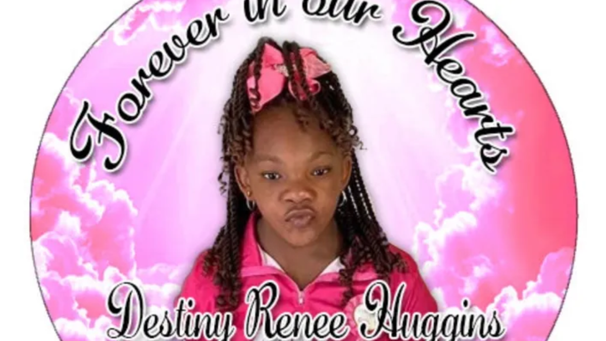 Destiny Renee Huggins, 10, memorial photo image