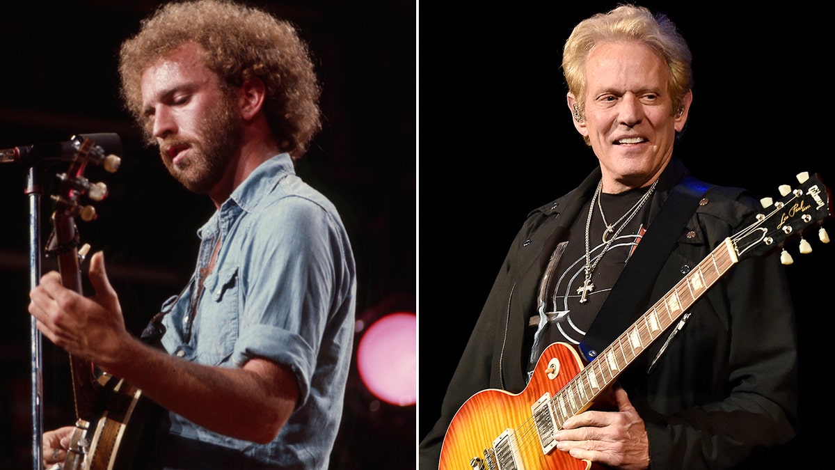 Don Felder then and now split