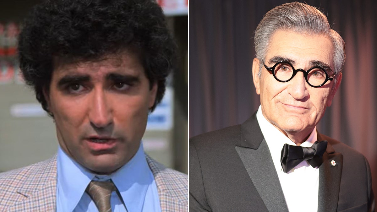 Eugene Levy then and now split