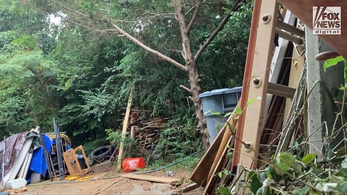 Items seen piled in Craig Heuermann's South Carolina property