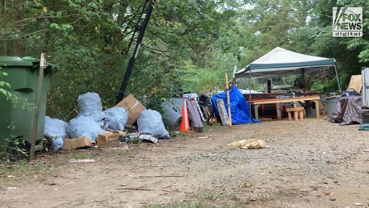 Items seen piled in Craig Heuermann's South Carolina property