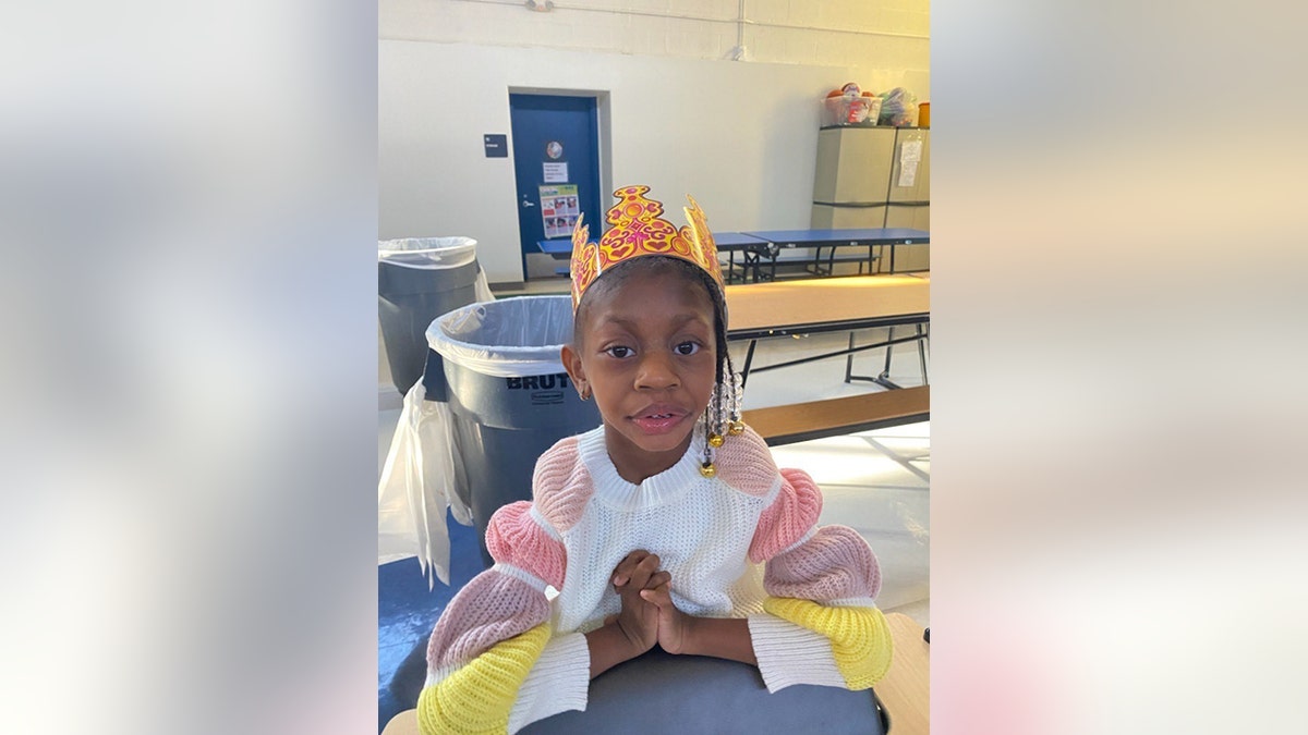 Fajr Atiya Williams of New Jersey pictured wearing a princess outfit