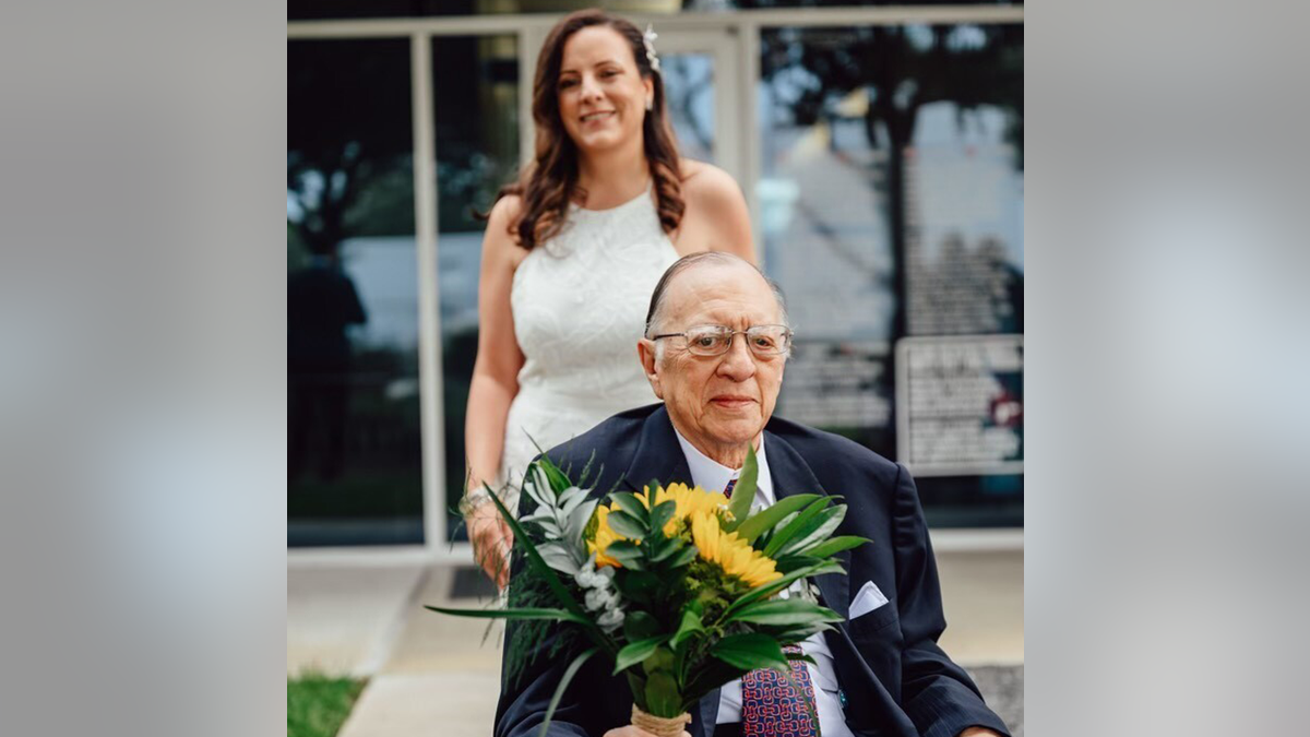 tatiana and jorge palza on wedding day