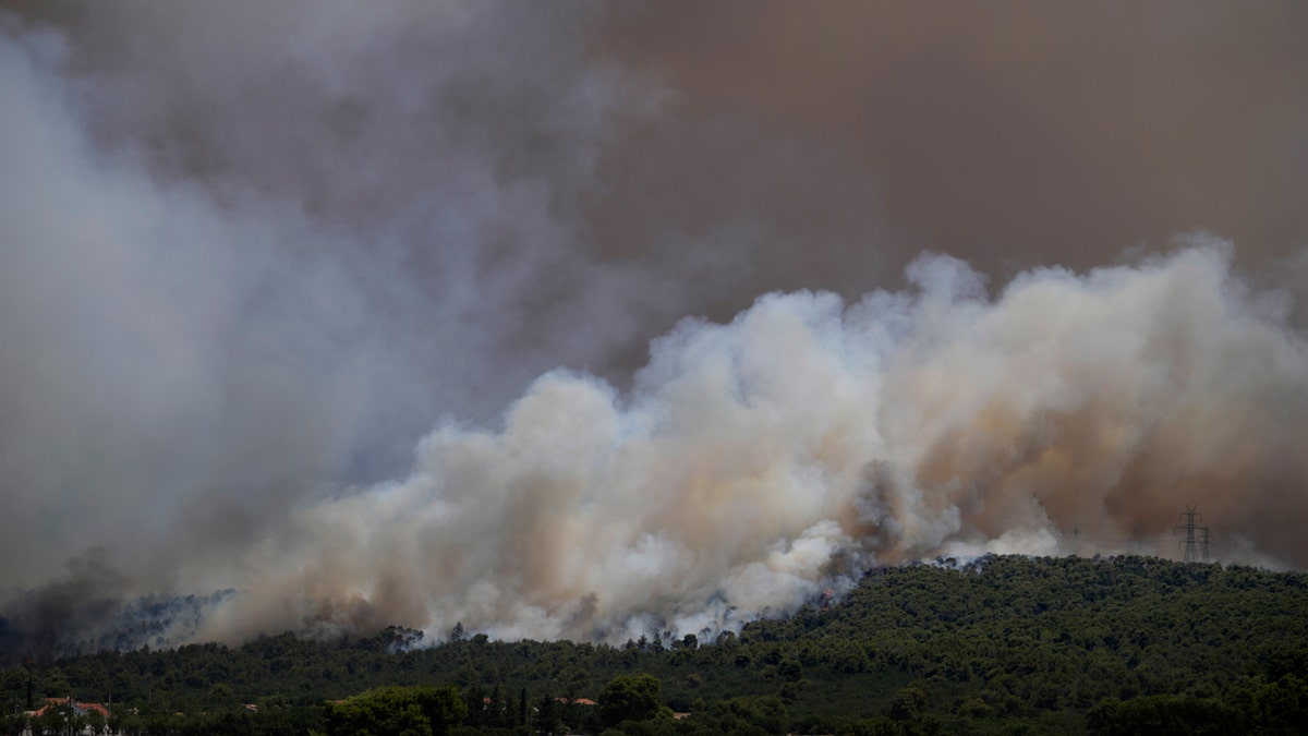 Greek wildfires