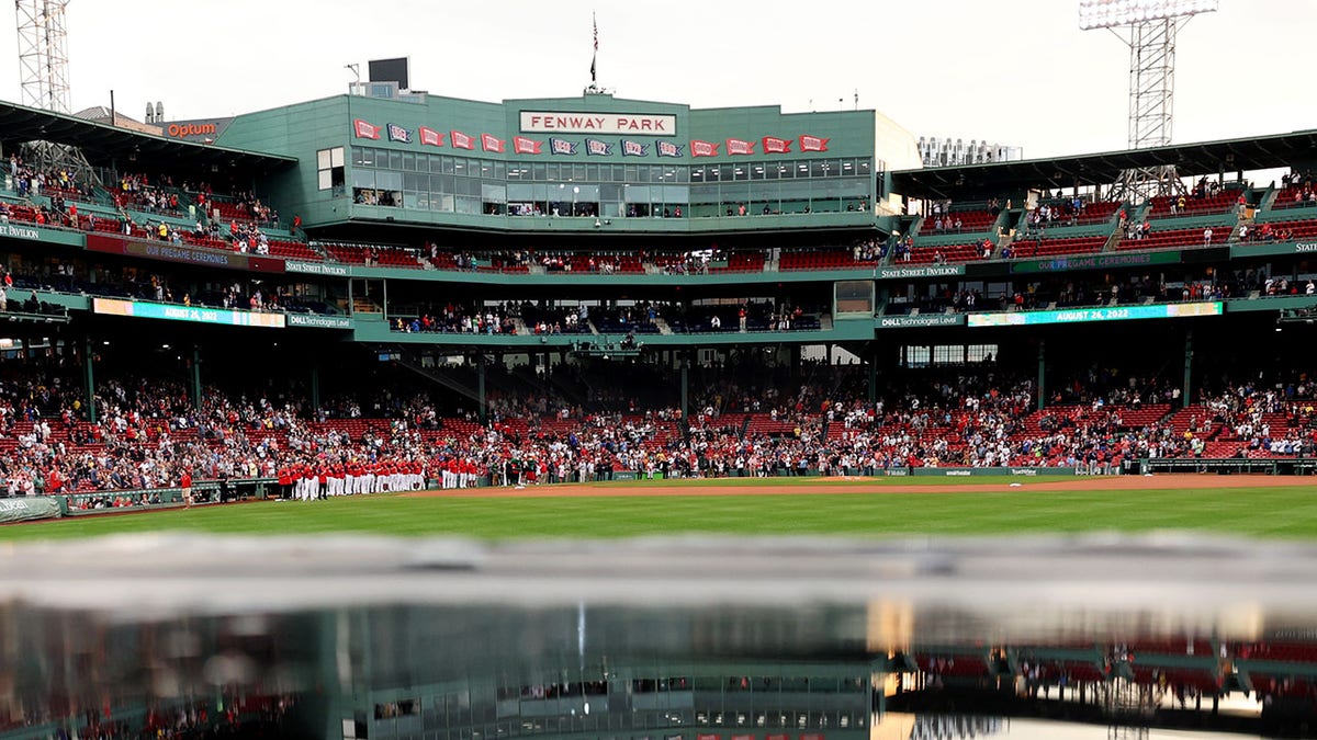 Fenway Park flooded