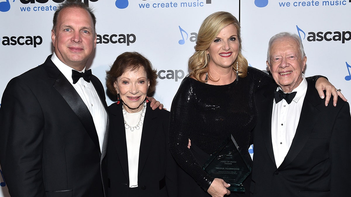 Garth Brooks, Trisha Yearwood, Jimmy Carter at ASCAP Country Music Awards