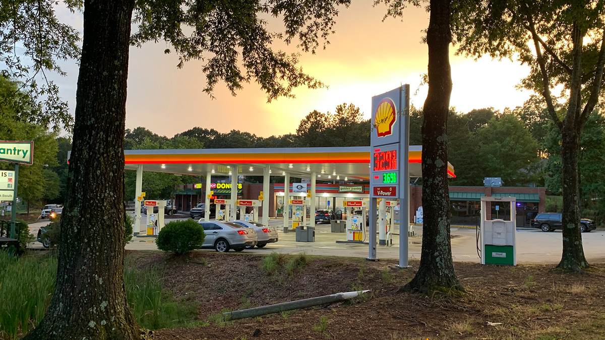 Shell gas station