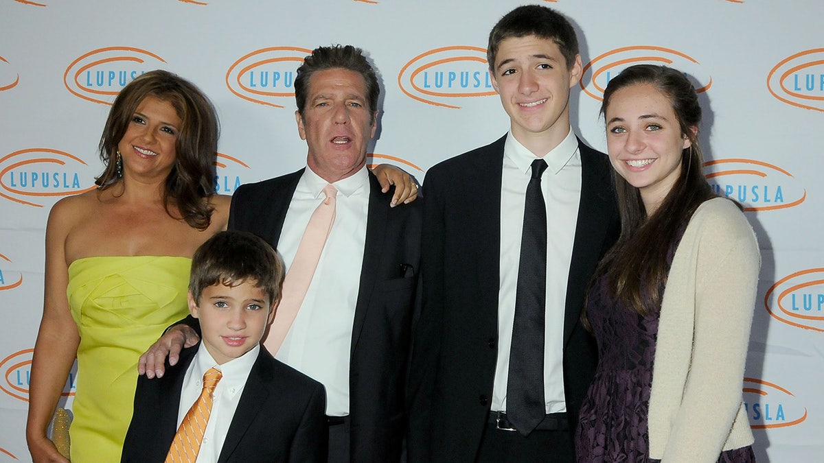 Glenn Frey with his family at an event for Lupus