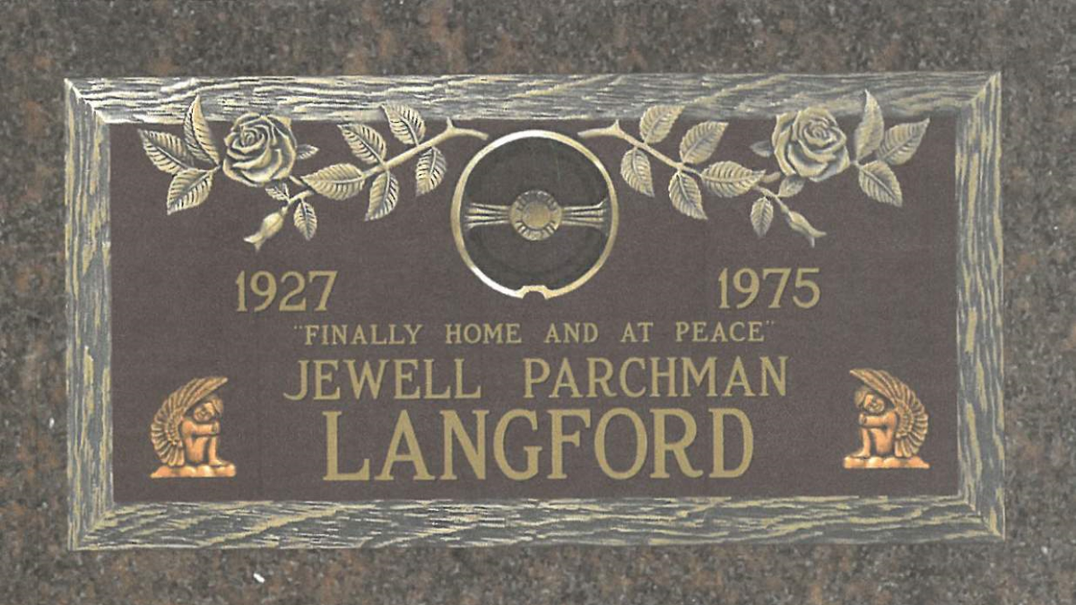 Langford grave site