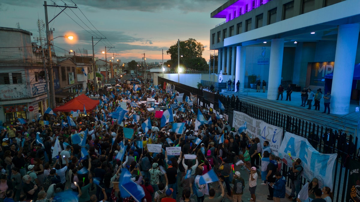 Guatemala election demonstrators