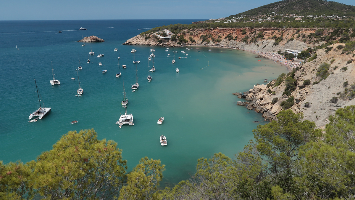 Boats near Ibiza