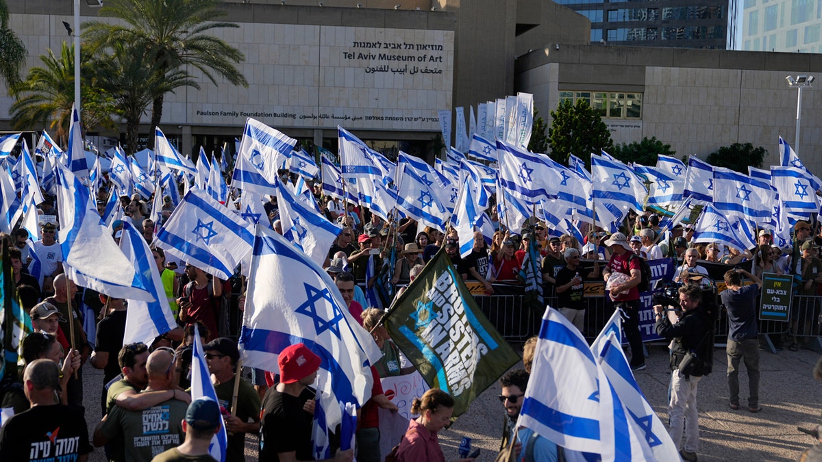 Israeli reservist protest