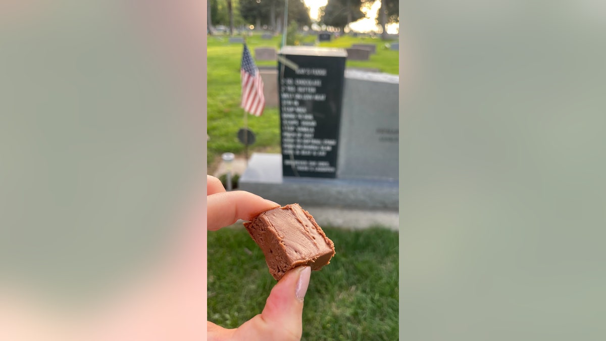 Fudge recipe gravestone