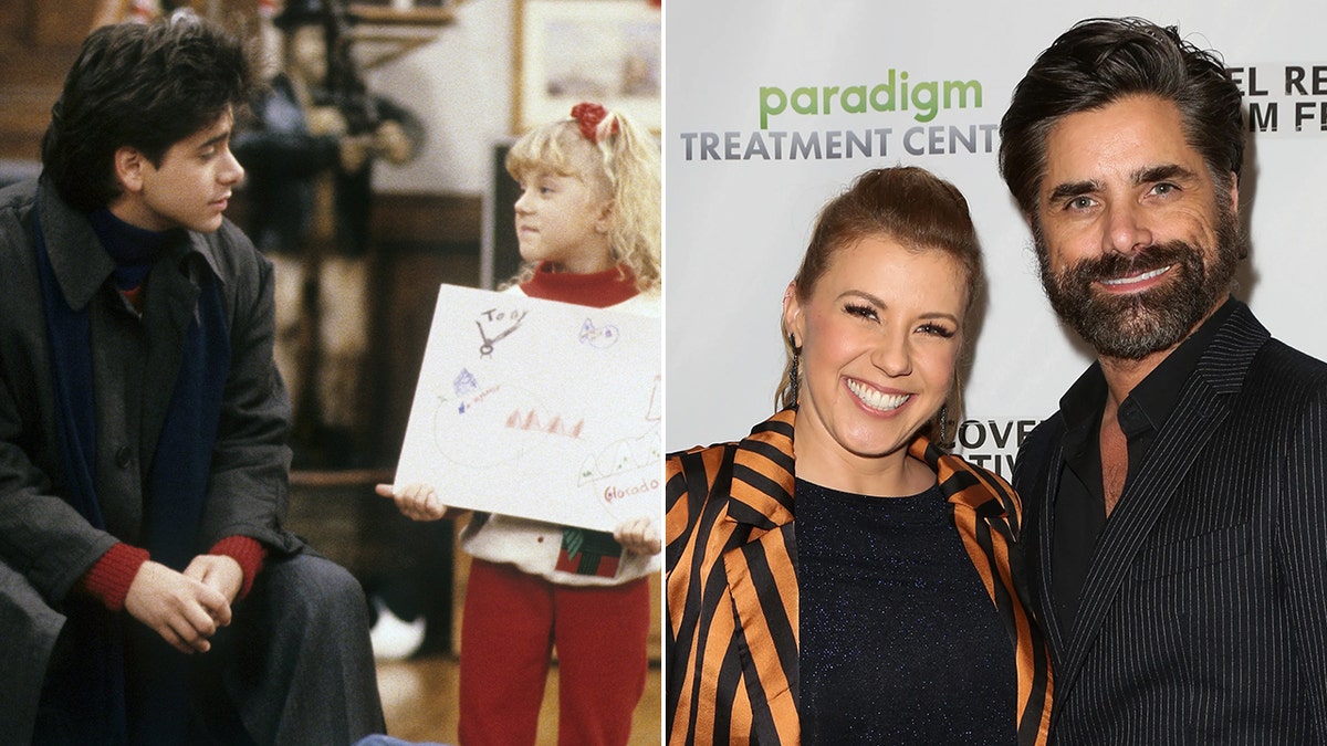 Jodie Sweetin and JOhn Stamos then and now split