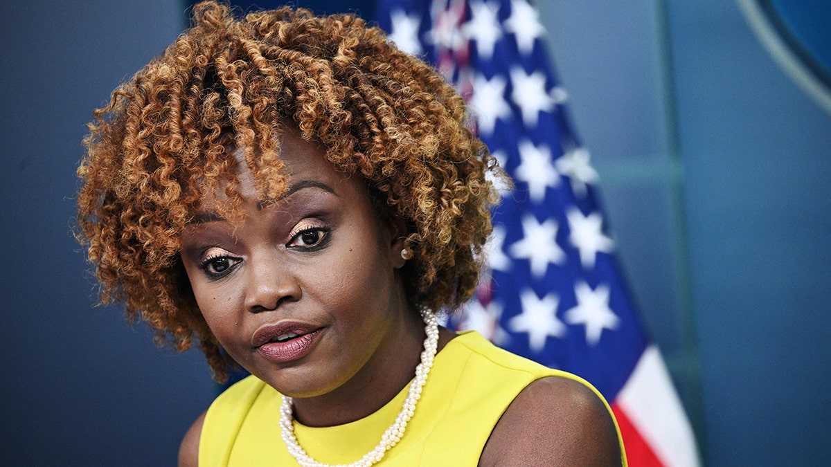 Karine Jean-Pierre at White House press briefing