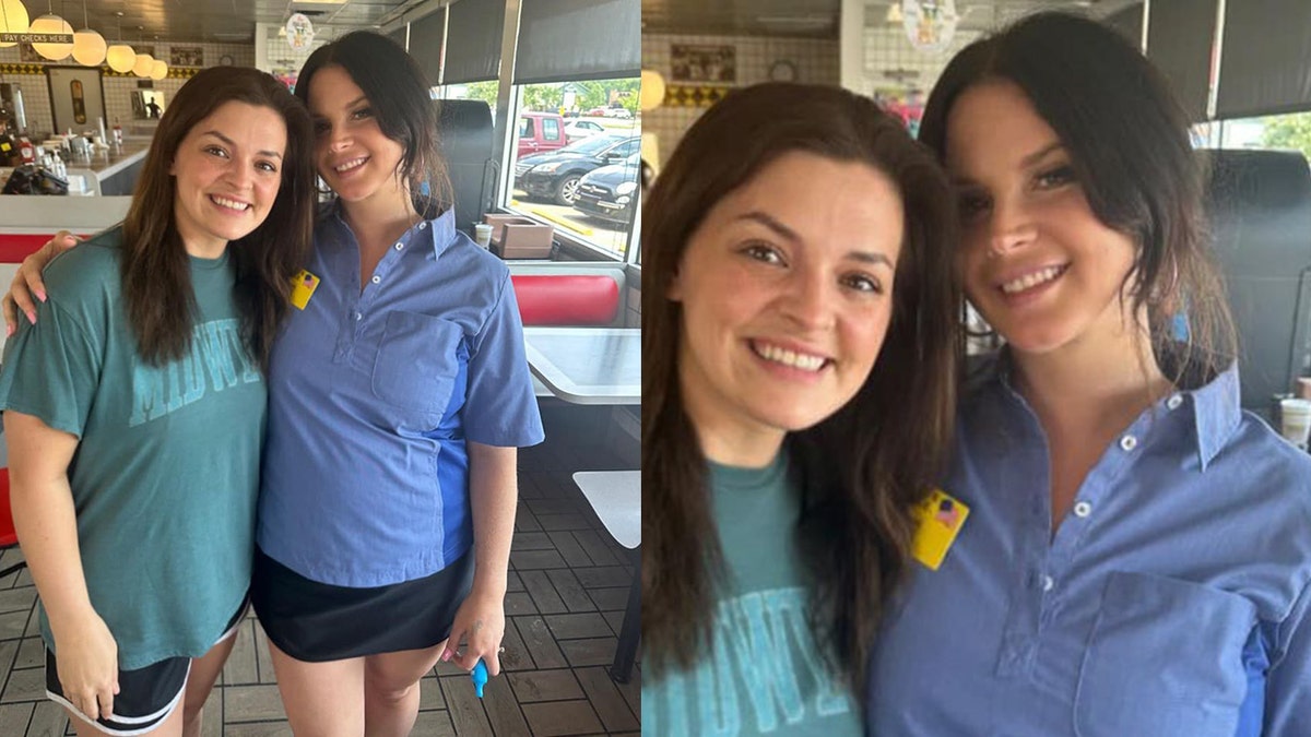 Lana Del Rey meets fan while working at Waffle House
