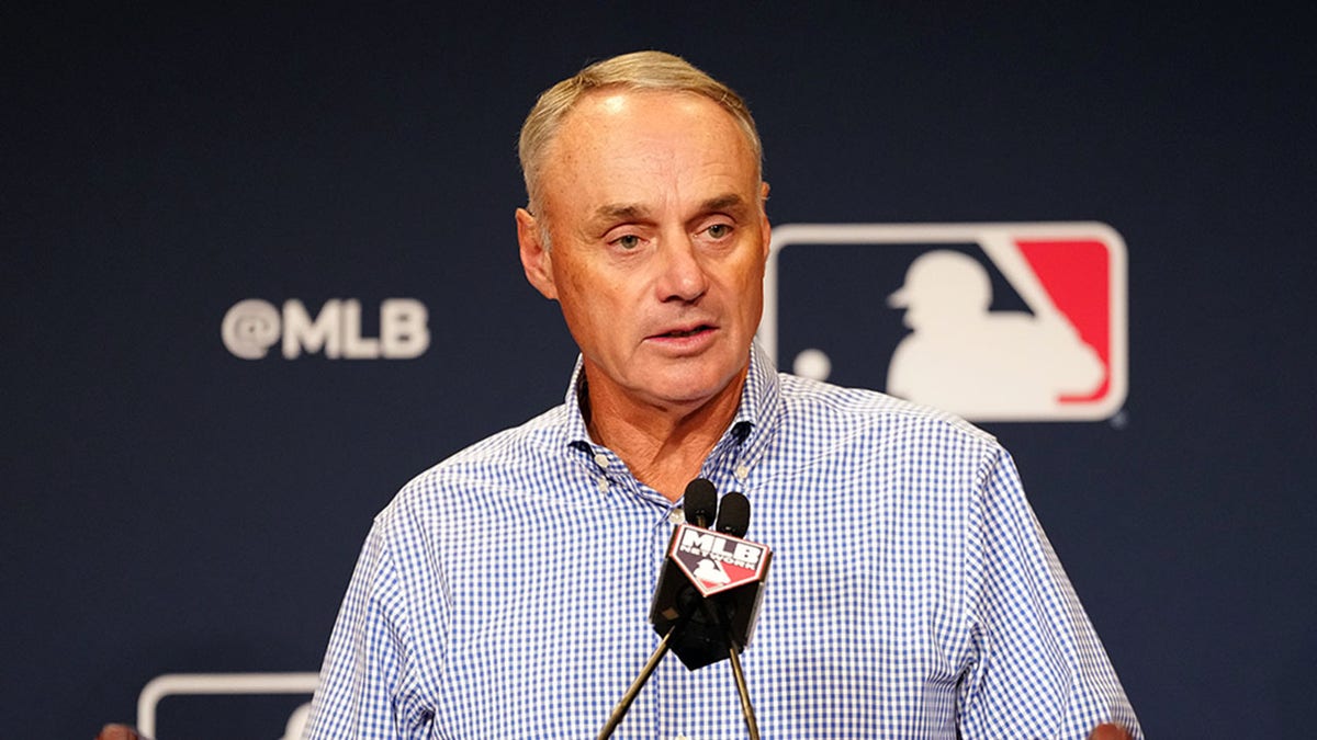 Rob Manfred at press conference