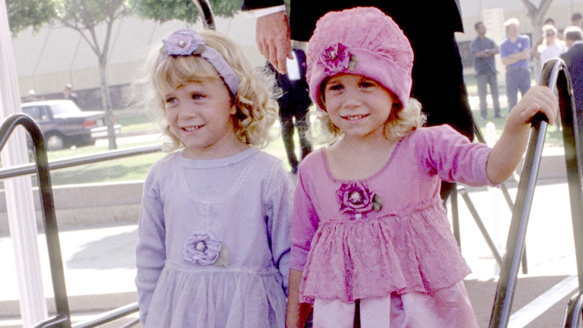 Mary-Kate and Ashley Olsen at the 43rd Emmy Awards