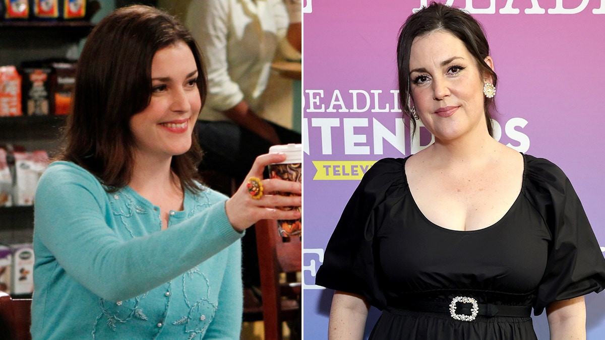 Melanie Lynskey then and now split