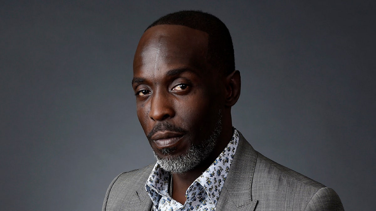Michael K Williams looking at the camera