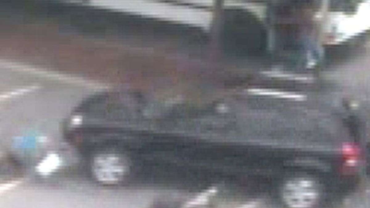 Suspect SUV captured on surveillance video