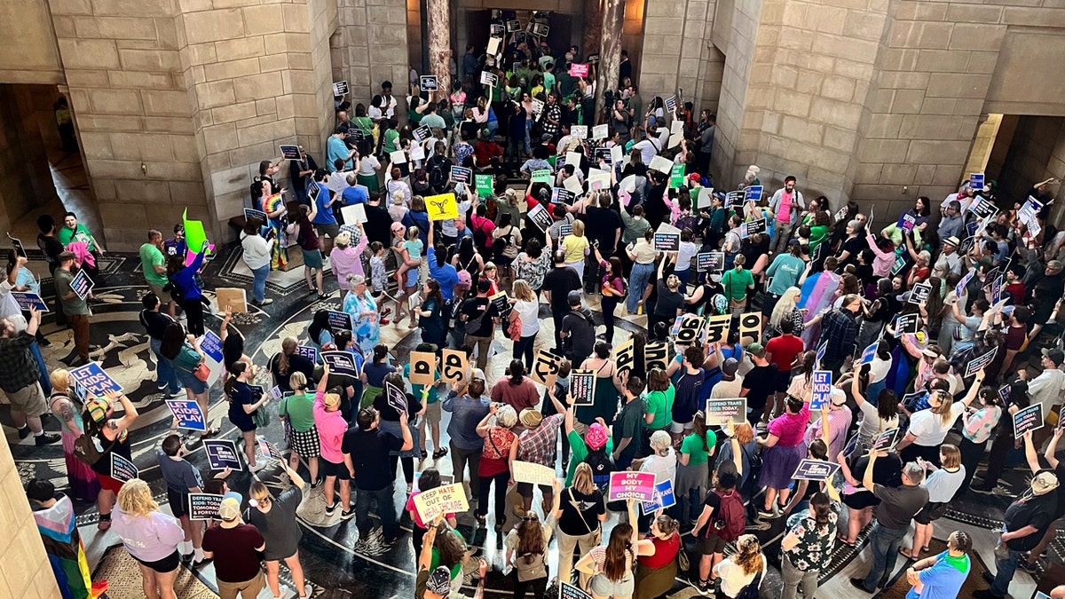 Nebraska Capitol protest