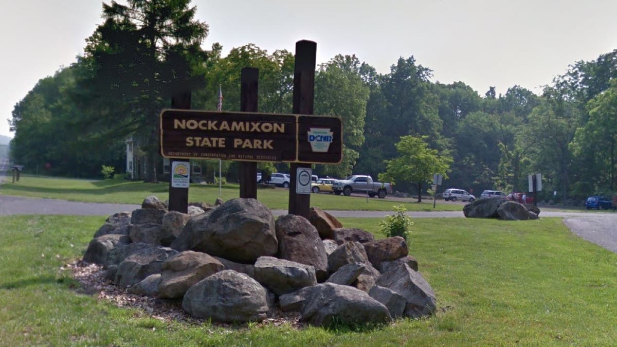 Nockamixon State Park sign