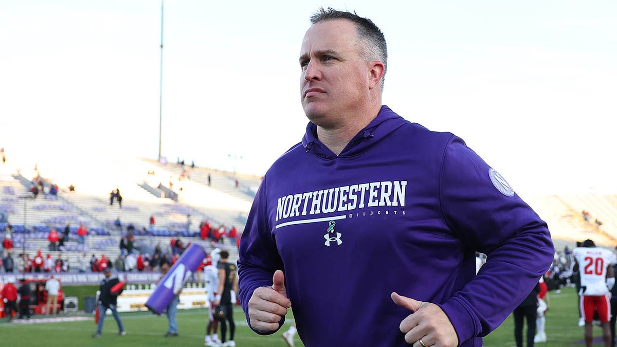 Pat Fitzgerald running off field