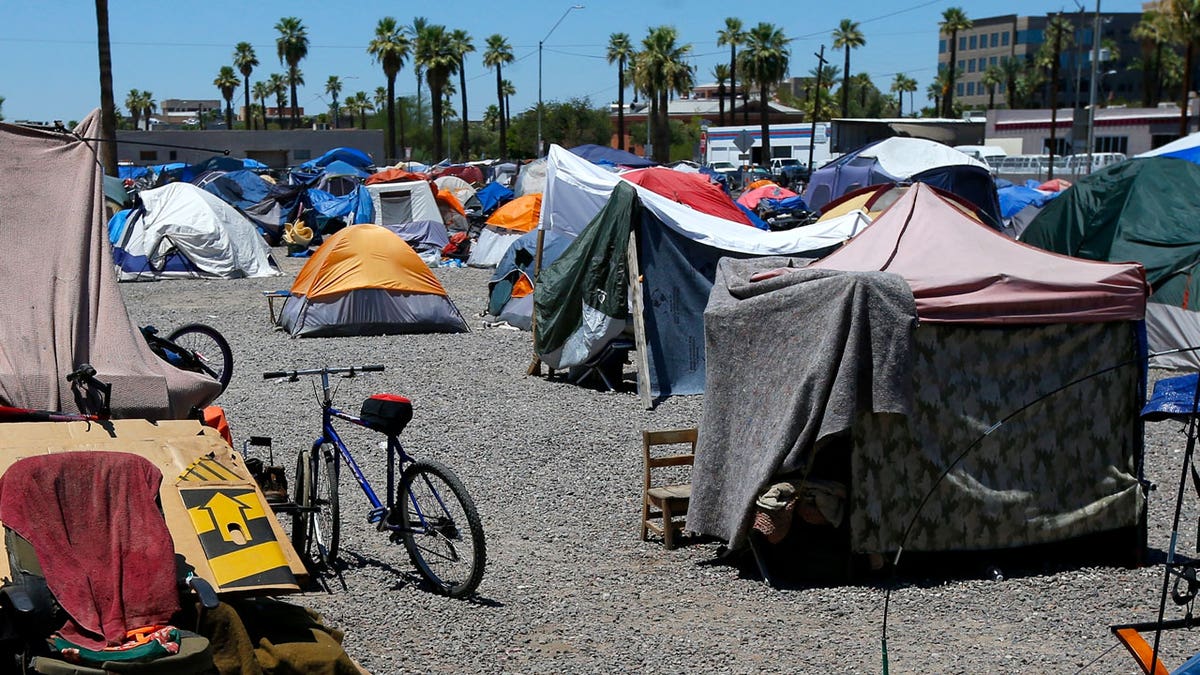 phoenix arizona homeless camp