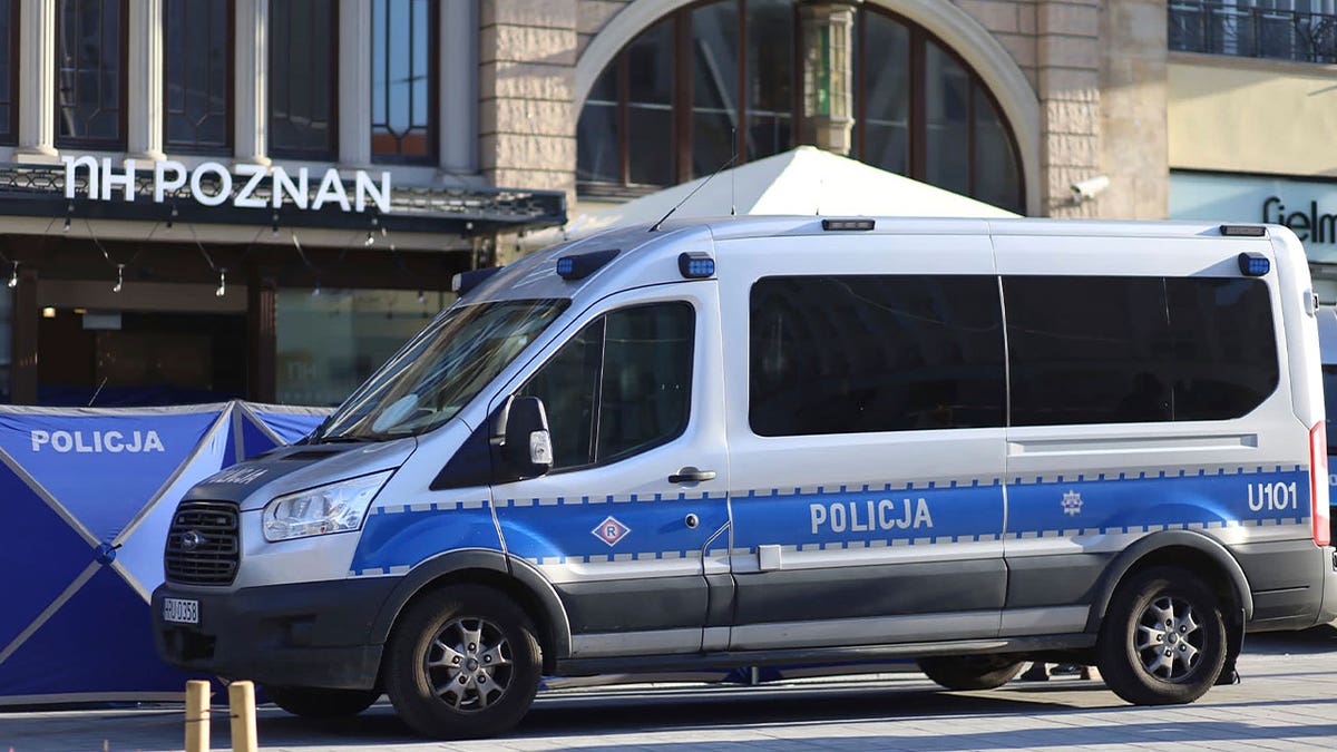 Polish police van