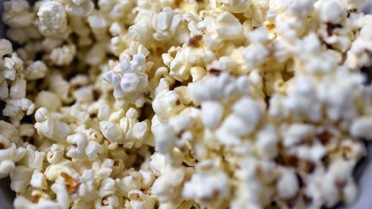 A close up of popcorn 