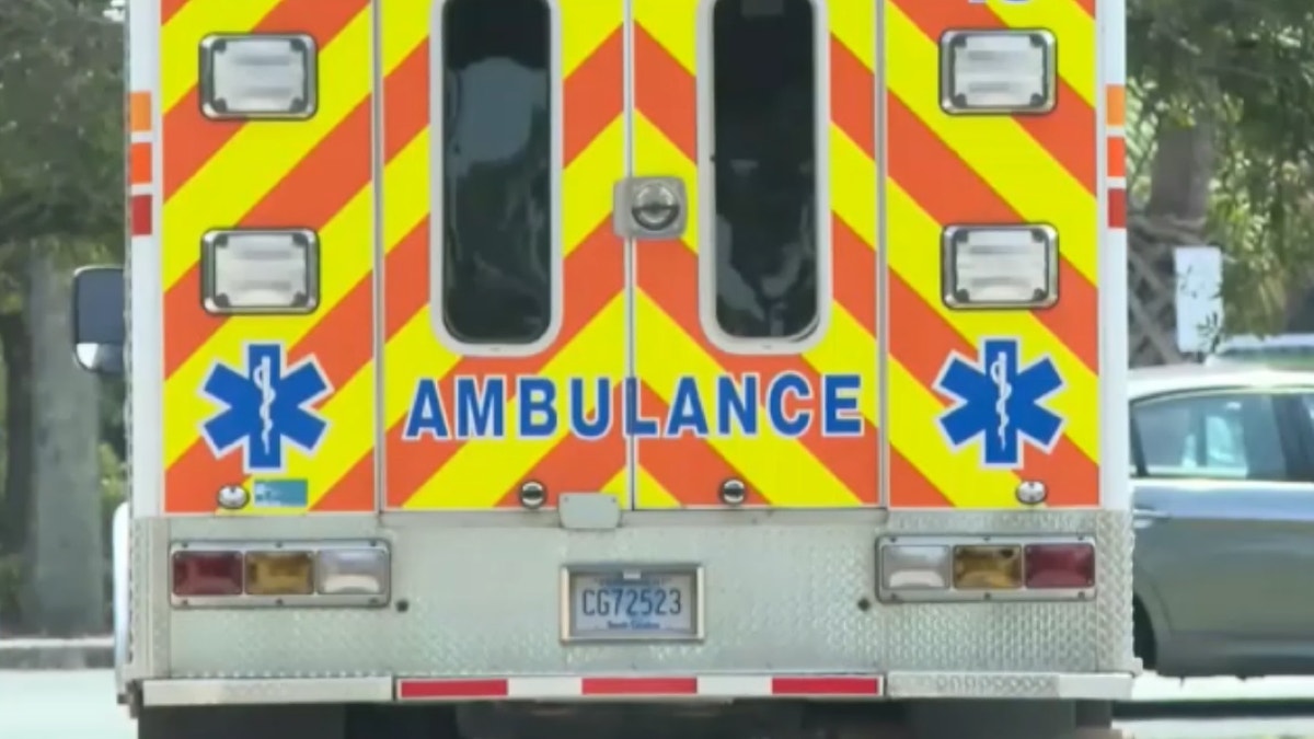 Ambulance at attack scene