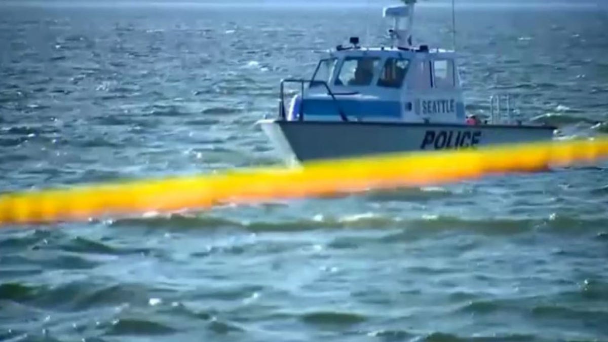 Seattle Police boat in water