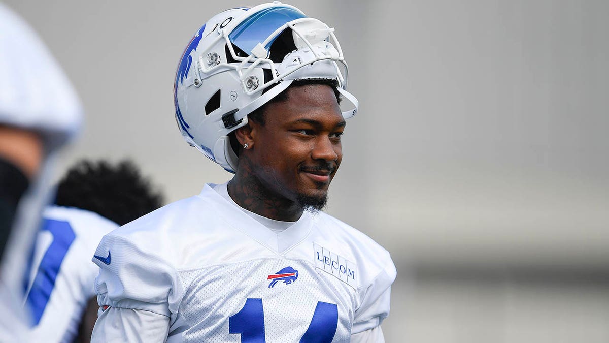 Stefon Diggs during the Bills training camp