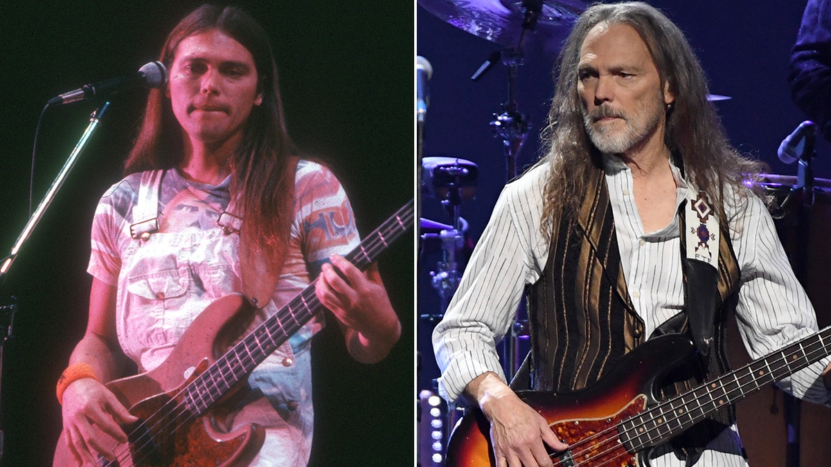 Timothy B. Schmit then and now split