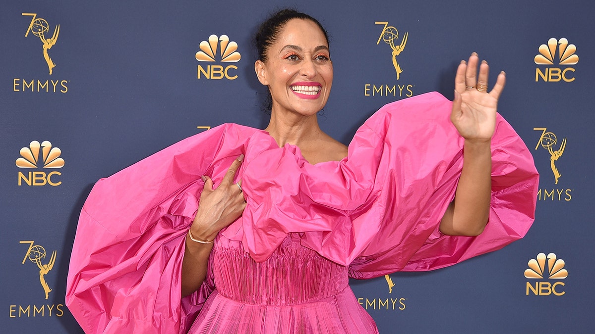 Tracee Ellis at the 2018 Emmy Awards