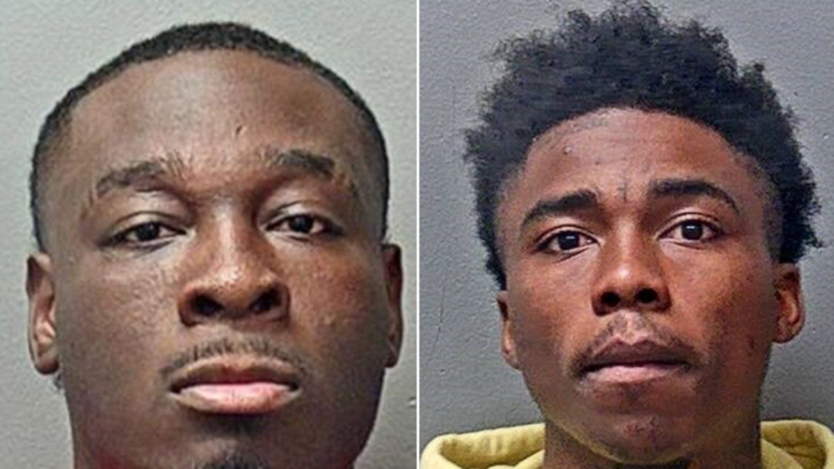 Christopher Redic, Jr., 20, left, and Brandon Williams, 19, in Fort Worth, Texas, Police Department booking photos.