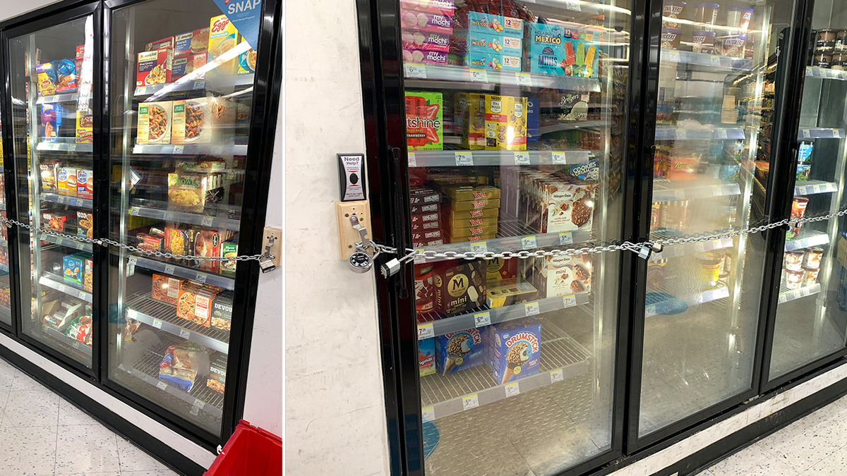 Freezers chained shut at San Francisco Walgreens