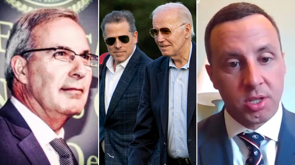 Weiss, Hunter dan Joe Biden, dan Mackler membagi gambar