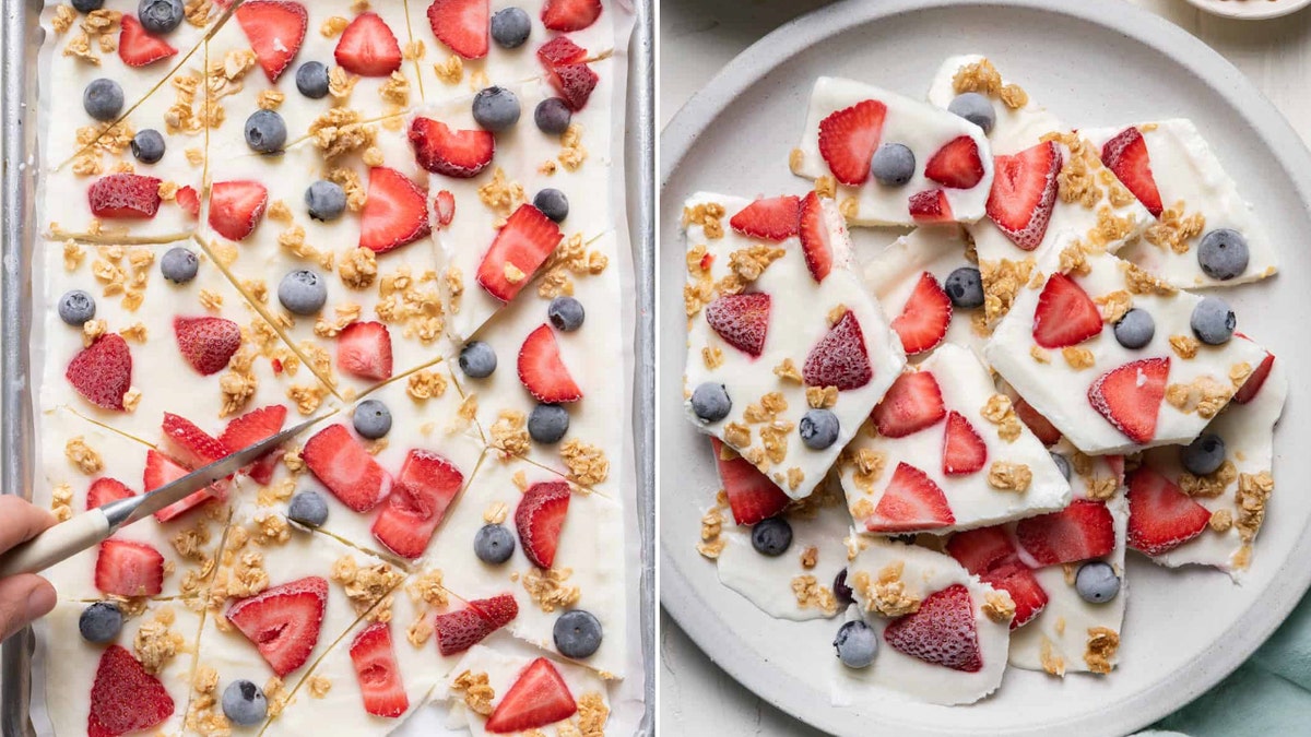 yogurt bark split