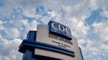 Signage stands outside the Centers for Disease Control and Prevention (CDC) headquarters
