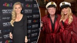 side by side Crystal Hefner and Hugh Hefner with Crystal