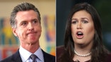 Governor Gavin Newsom (D-CA) and Governor Sarah Huckabee Sanders (R-AR)