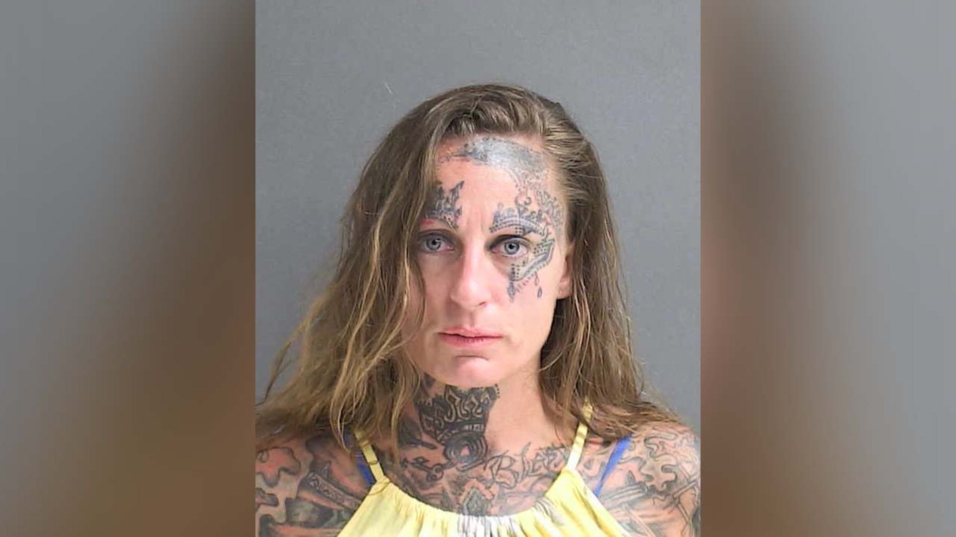 A mugshot of Bethany Alderman