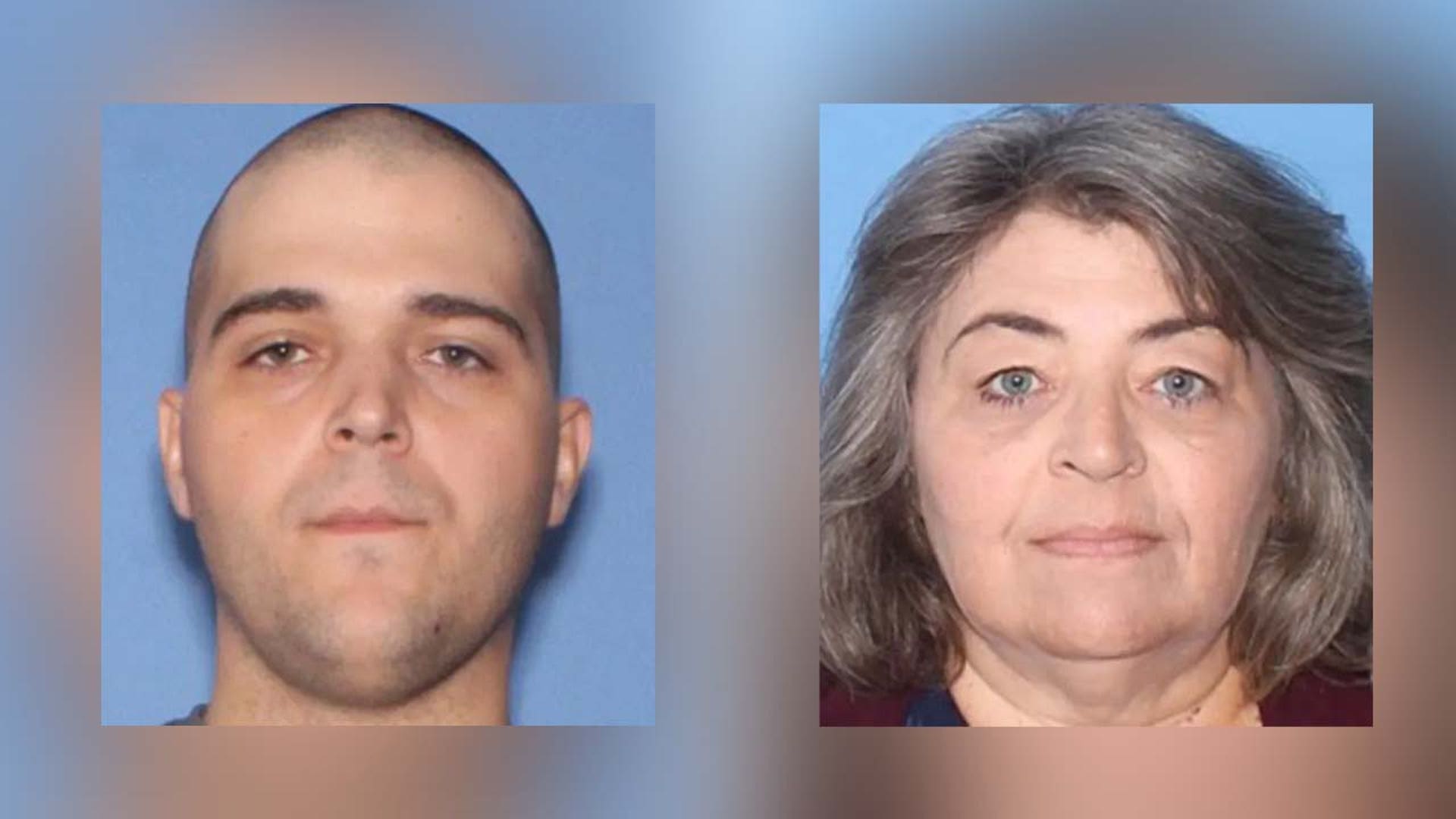 A mugshot of Christopher Chase and Melissa Chase