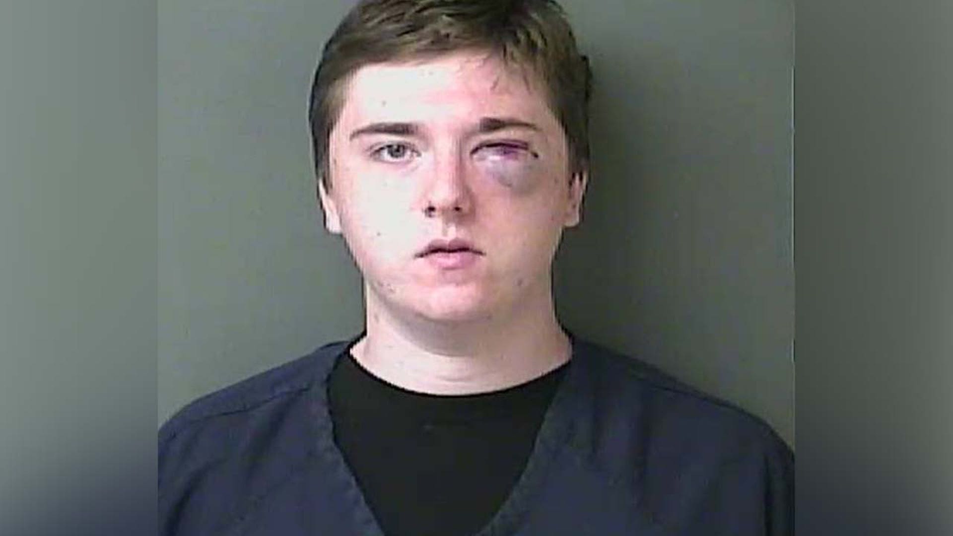 A mugshot of Justin Crow